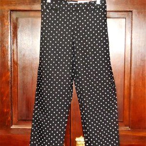 Elle Cropped Black/White Polka Dot Pants BUNDLE 2 PAIRS FOR $15